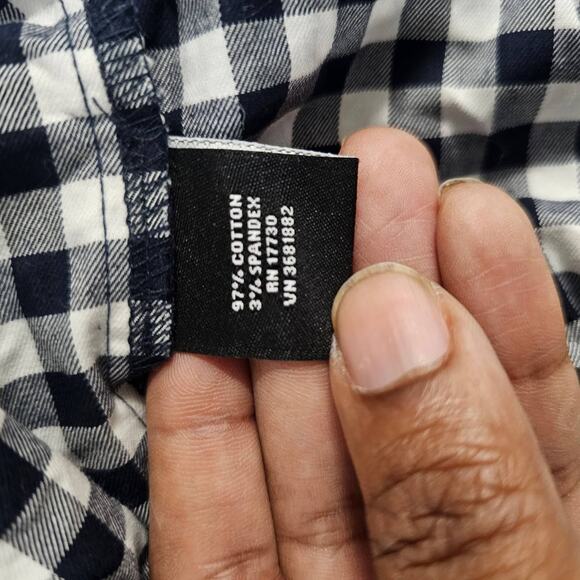 Victoria Beckham For Target Gingham Peplum Top Size XS - Picture 4 of 4